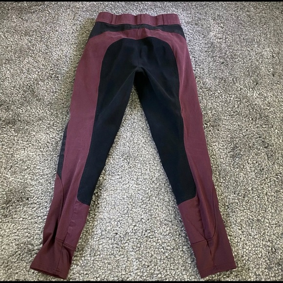 Dover Saddlery Full Seat Burgundy Breeches - Size 26 - Picture 2 of 7